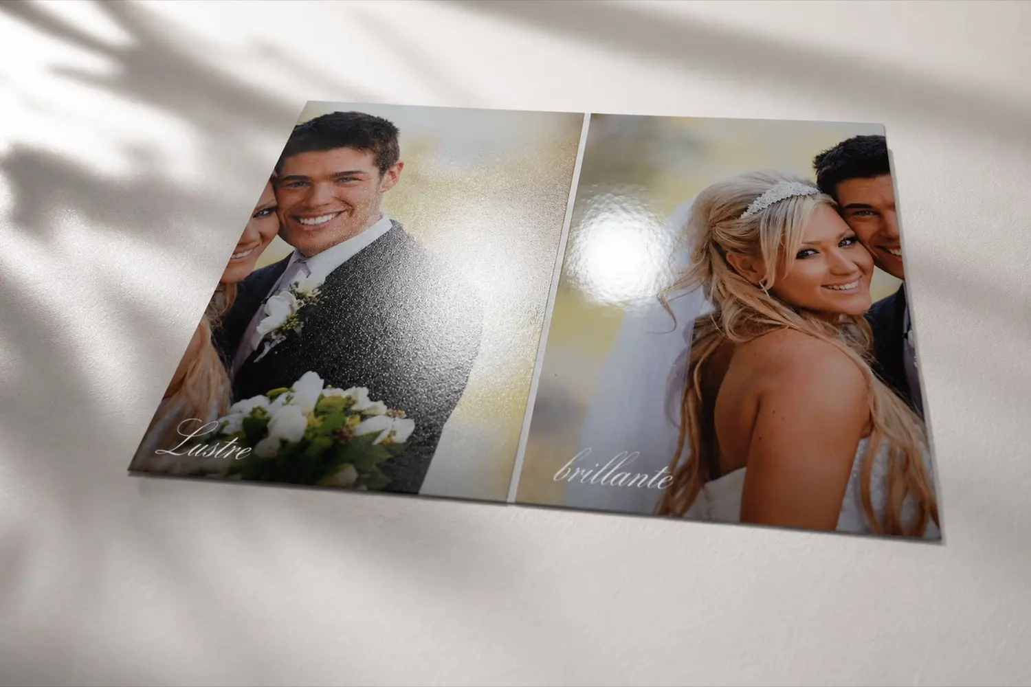 Impresiones en papel lustre y en papel brillante