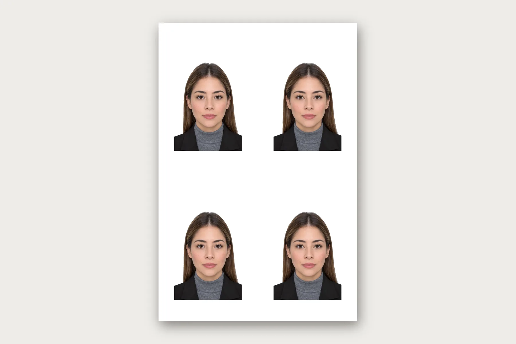Credencial (3.5x5cm) sin borde